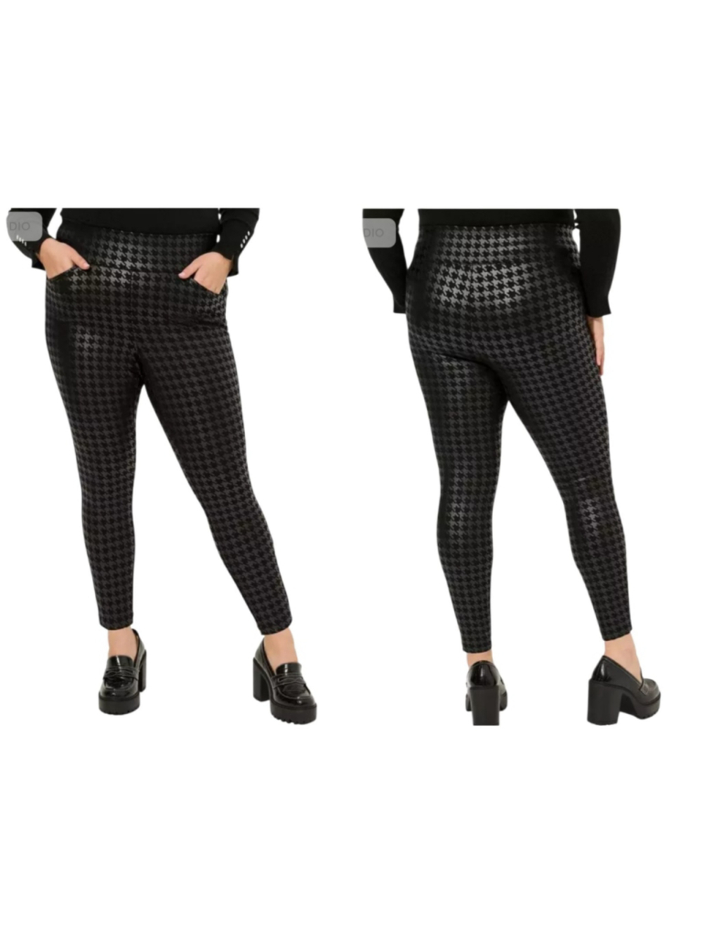 Torrid Pixie Women's Black Slim Mid-Rise Pull-On Pants 2R Waist 40 Inseam 25